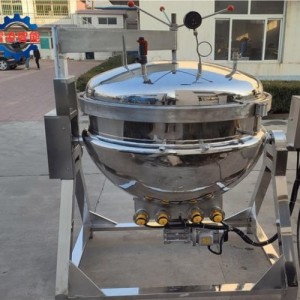 自动型肉制品煮制设备 猪头肉卤肉蒸煮机器 高压蒸煮锅