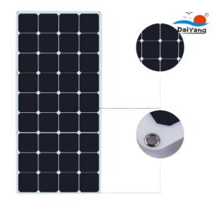 120W半柔性太陽能電池板