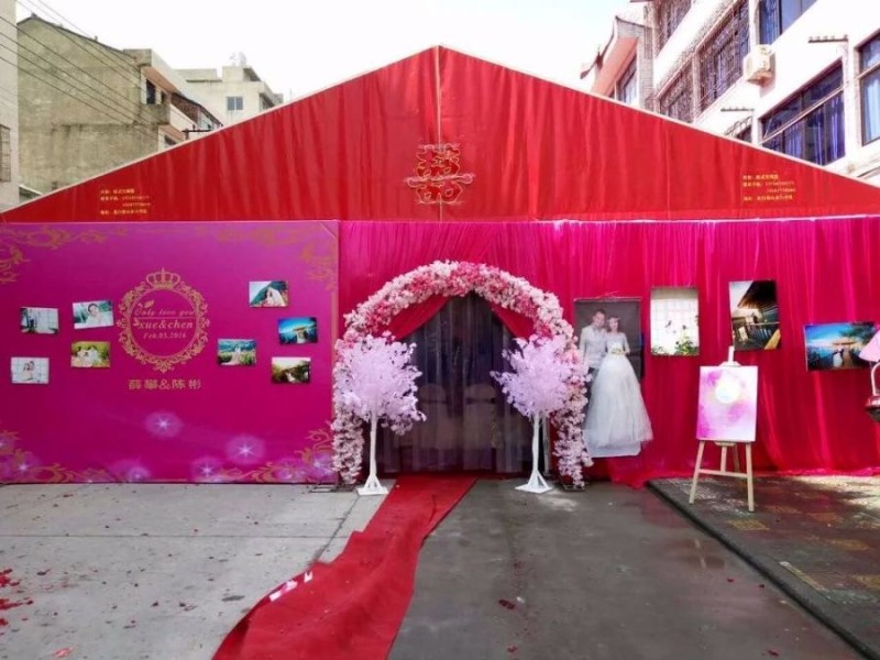 篷房租赁 | 扬州兴化500㎡可定制婚宴篷房