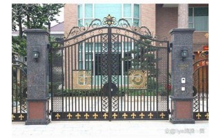 西青区安装铁艺大门定做铁艺围栏工程