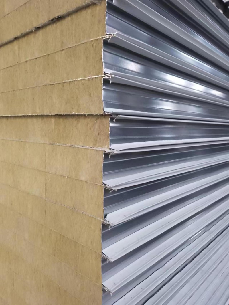 耐高溫定制環(huán)保彩鋼巖棉板 多規(guī)格可選  凈化空氣