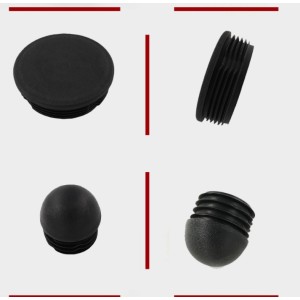 圓形管塞 鋼管塑料堵頭圓管塞端蓋悶頭內(nèi)塞家具腳塞護(hù)腳