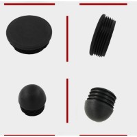 圓形管塞 鋼管塑料堵頭圓管塞端蓋悶頭內(nèi)塞家具腳塞護腳